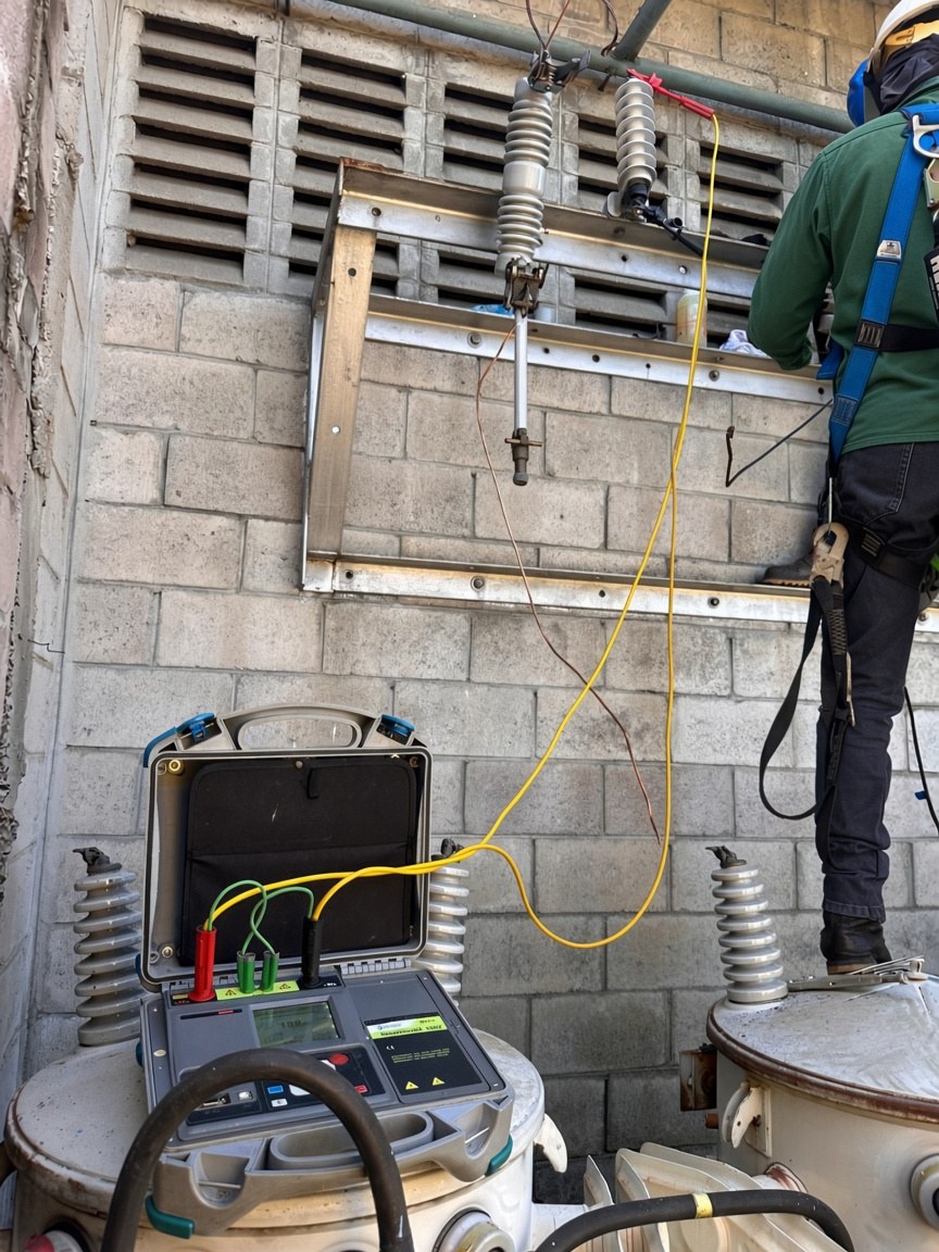 Prueba eléctrica en sitio